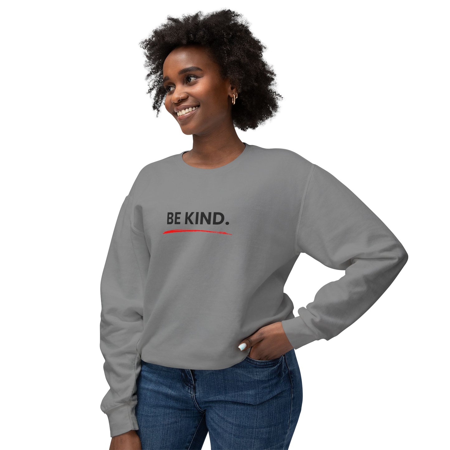 Kindness Unisex Lightweight Crewneck Sweatshirt