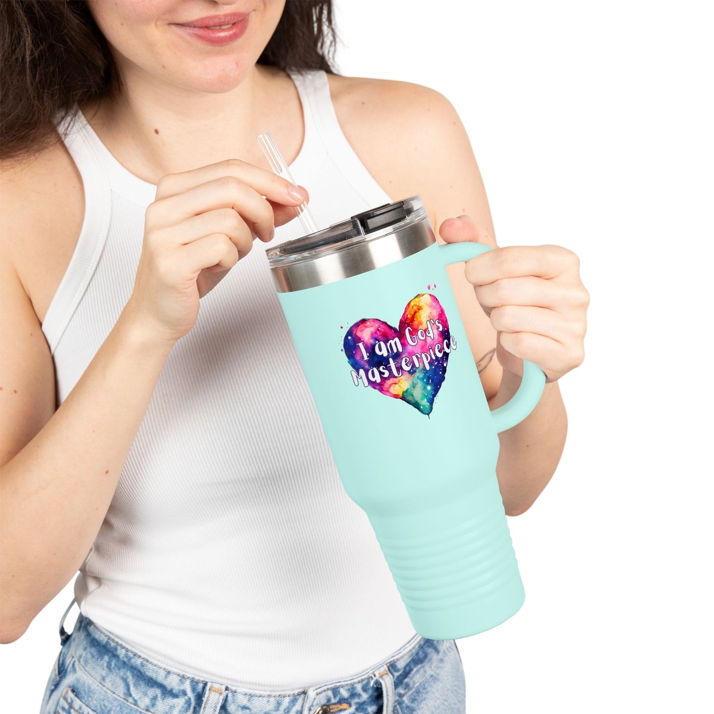 God's Masterpiece Insulated Travel Mug, 40oz
