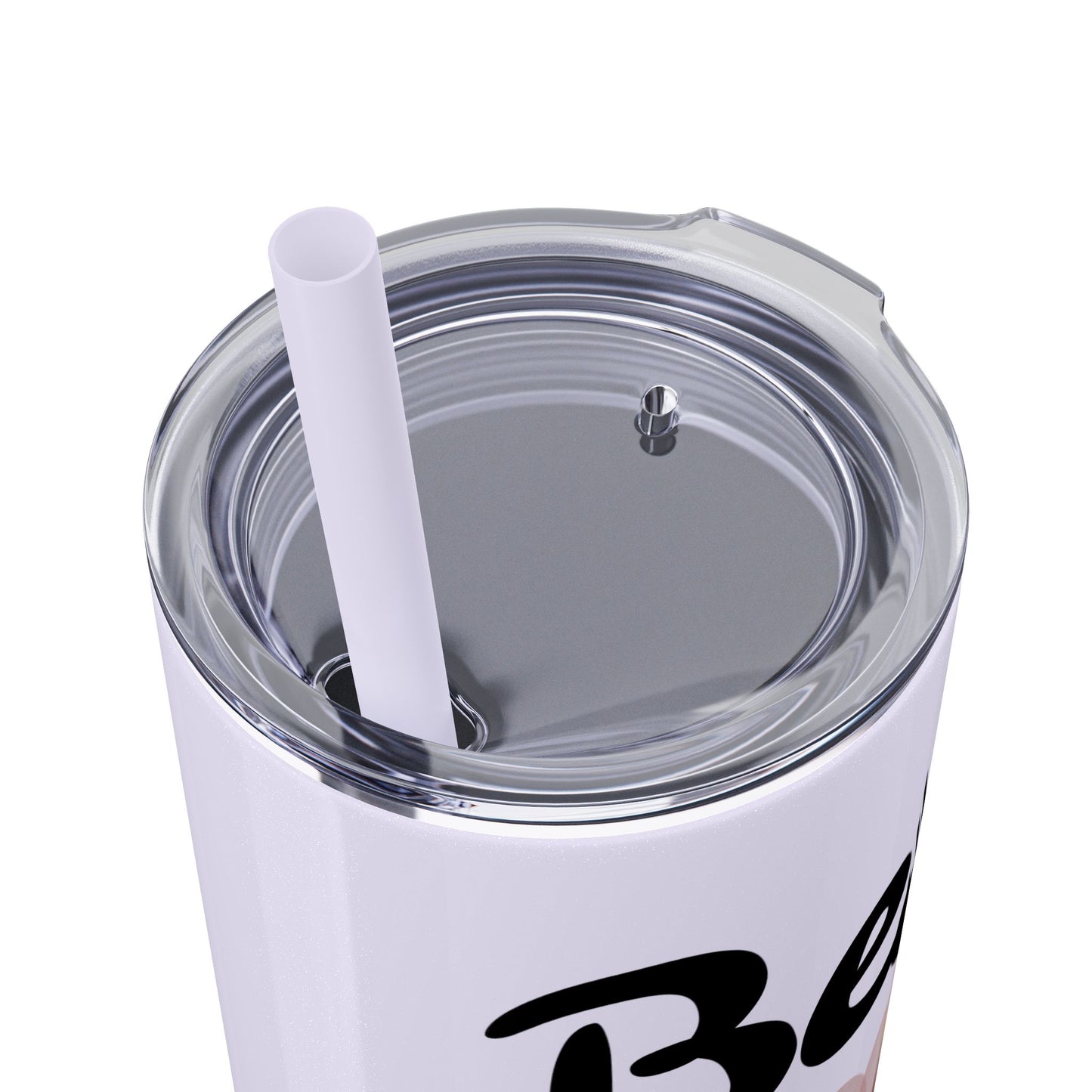Be Kind Skinny Tumbler with Straw, 20oz