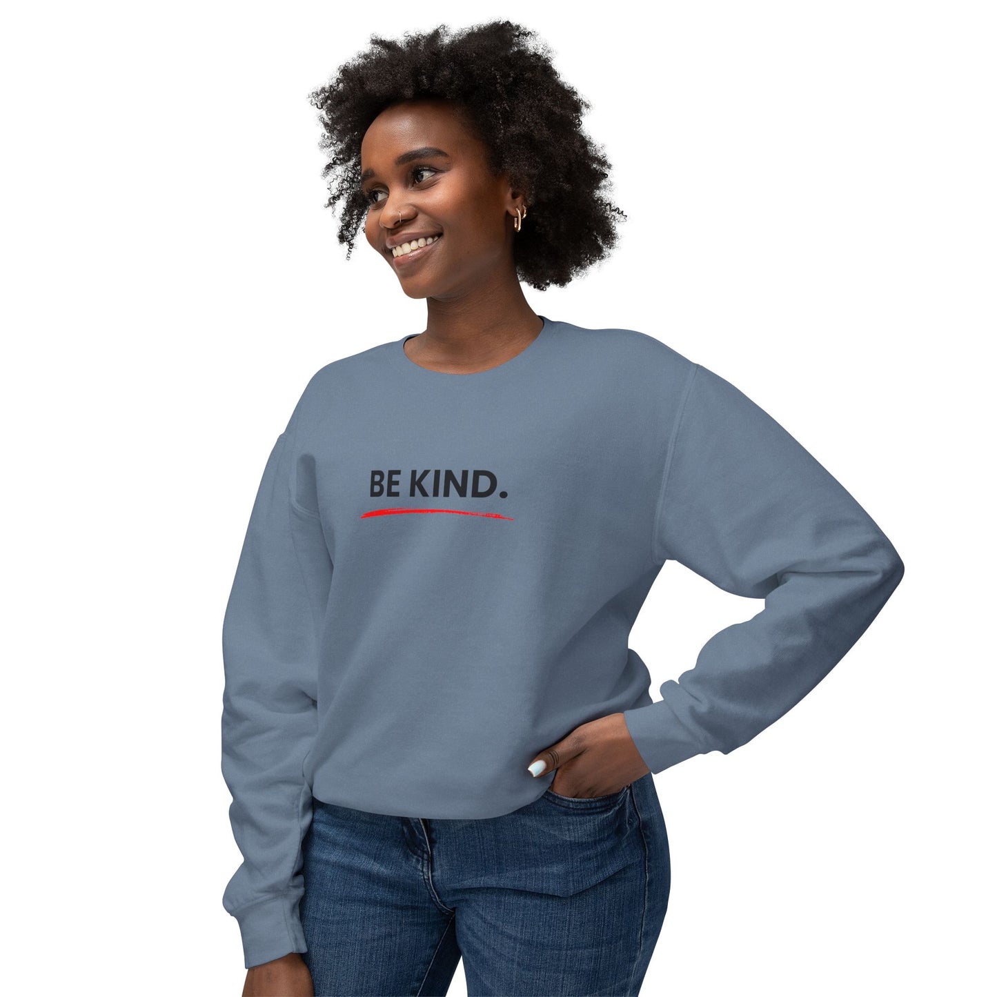 Kindness Unisex Lightweight Crewneck Sweatshirt