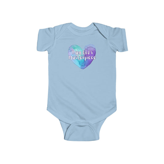 God's Masterpiece   Infant Fine Jersey Bodysuit