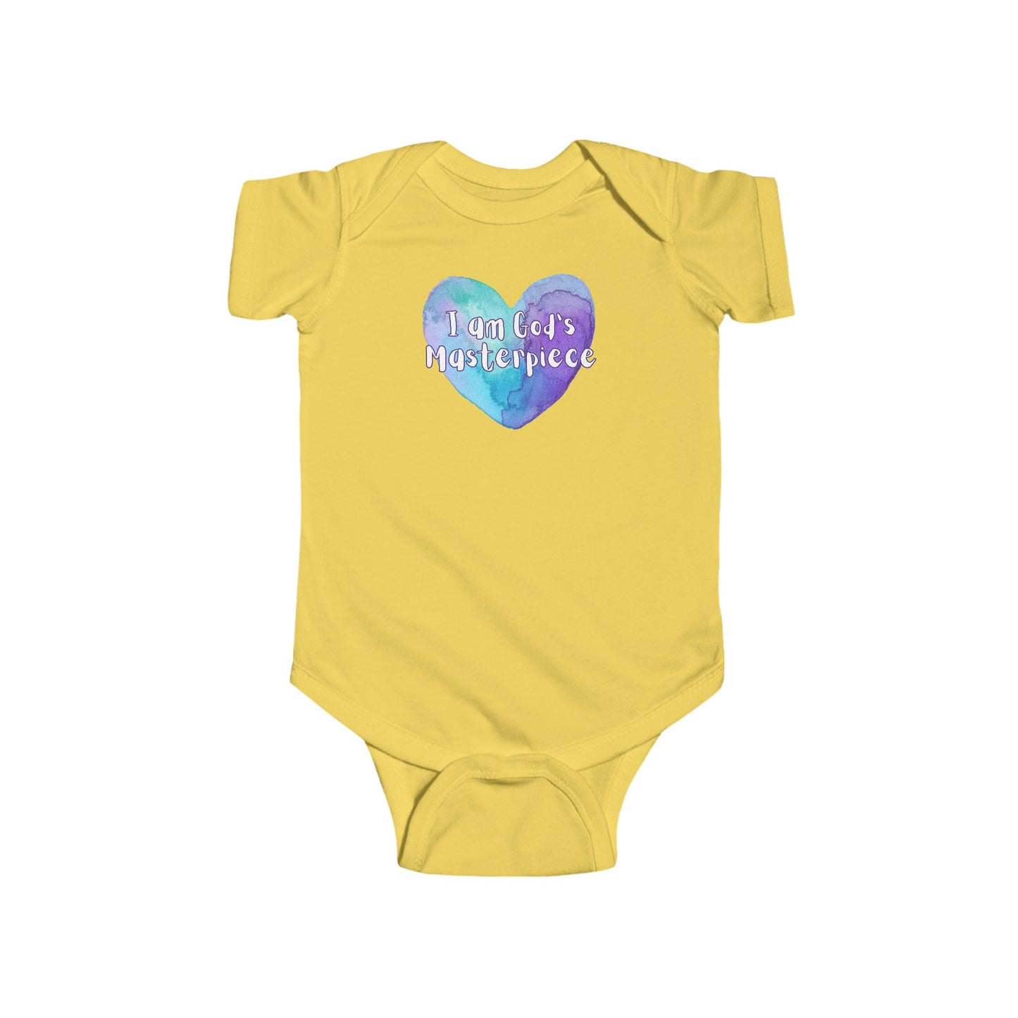 God's Masterpiece   Infant Fine Jersey Bodysuit