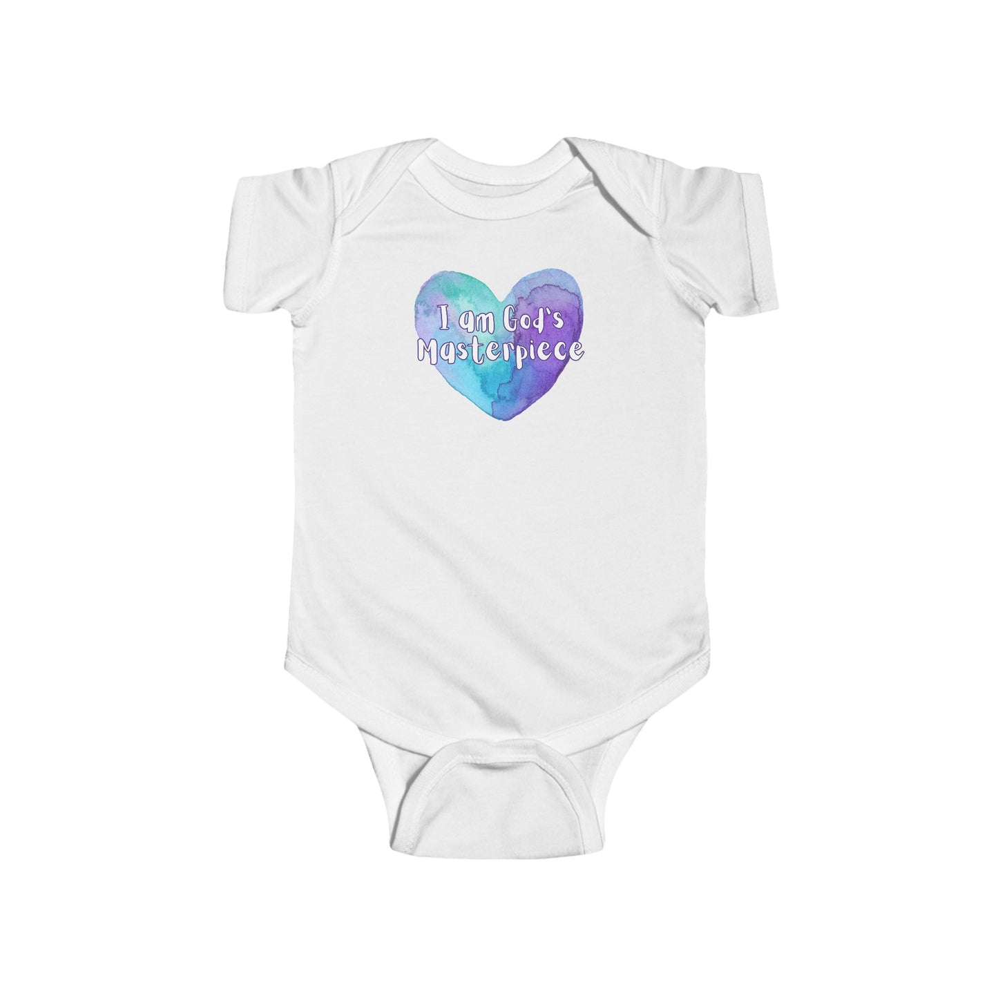 God's Masterpiece   Infant Fine Jersey Bodysuit
