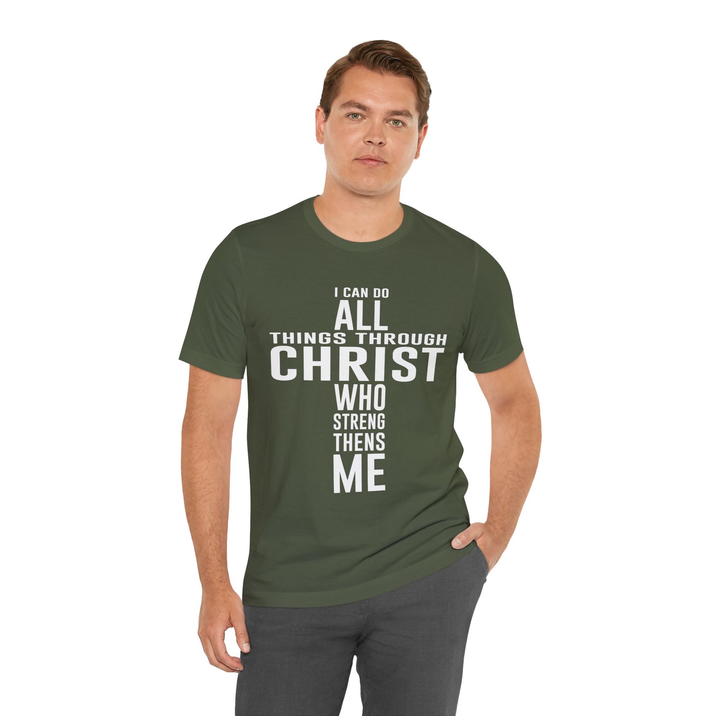 Christian Unisex Tee I can do all things through Christ