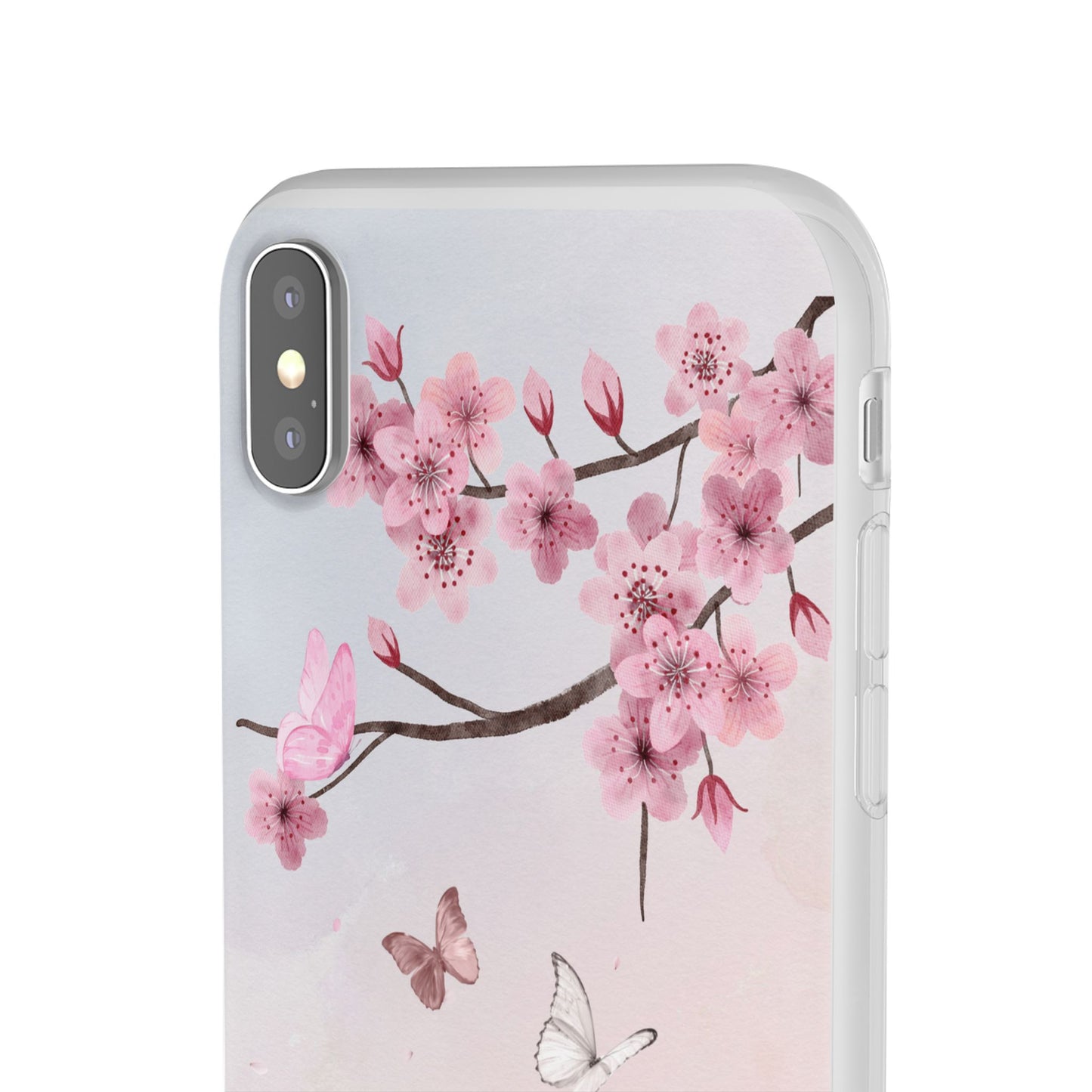 Pink Floral Flexi Case