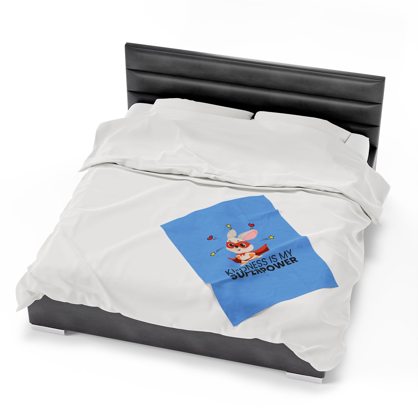 Velveteen Plush Blanket Kindness is my Superpower
