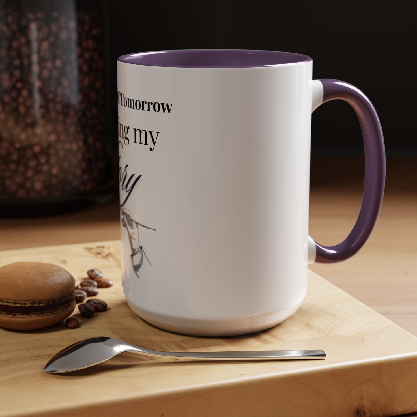 The Author of Tomorrow is Writing My Story Mug-Inspirational Faith Coffee Cup, Christian Gift