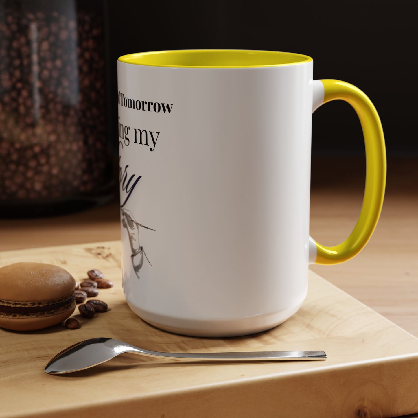 The Author of Tomorrow is Writing My Story Mug-Inspirational Faith Coffee Cup, Christian Gift