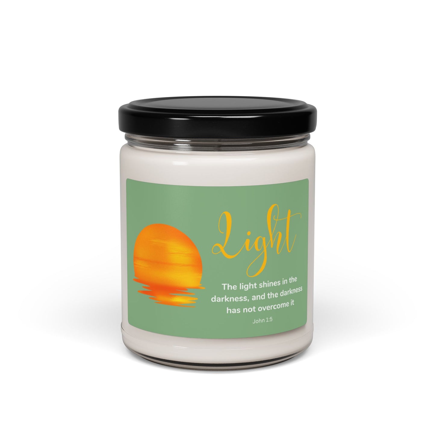 The Light Shines in the Darkness Scented Soy Candle, 9oz