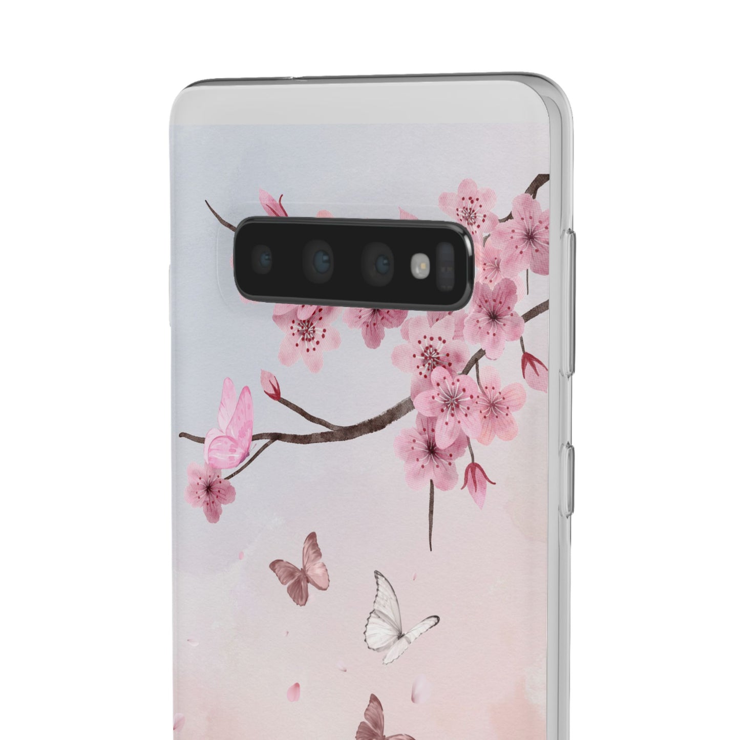 Pink Floral Flexi Case