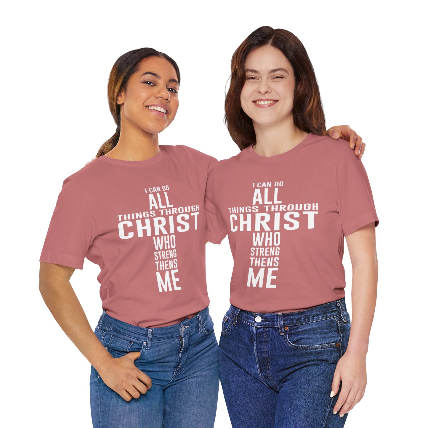 Christian Unisex Tee I can do all things through Christ