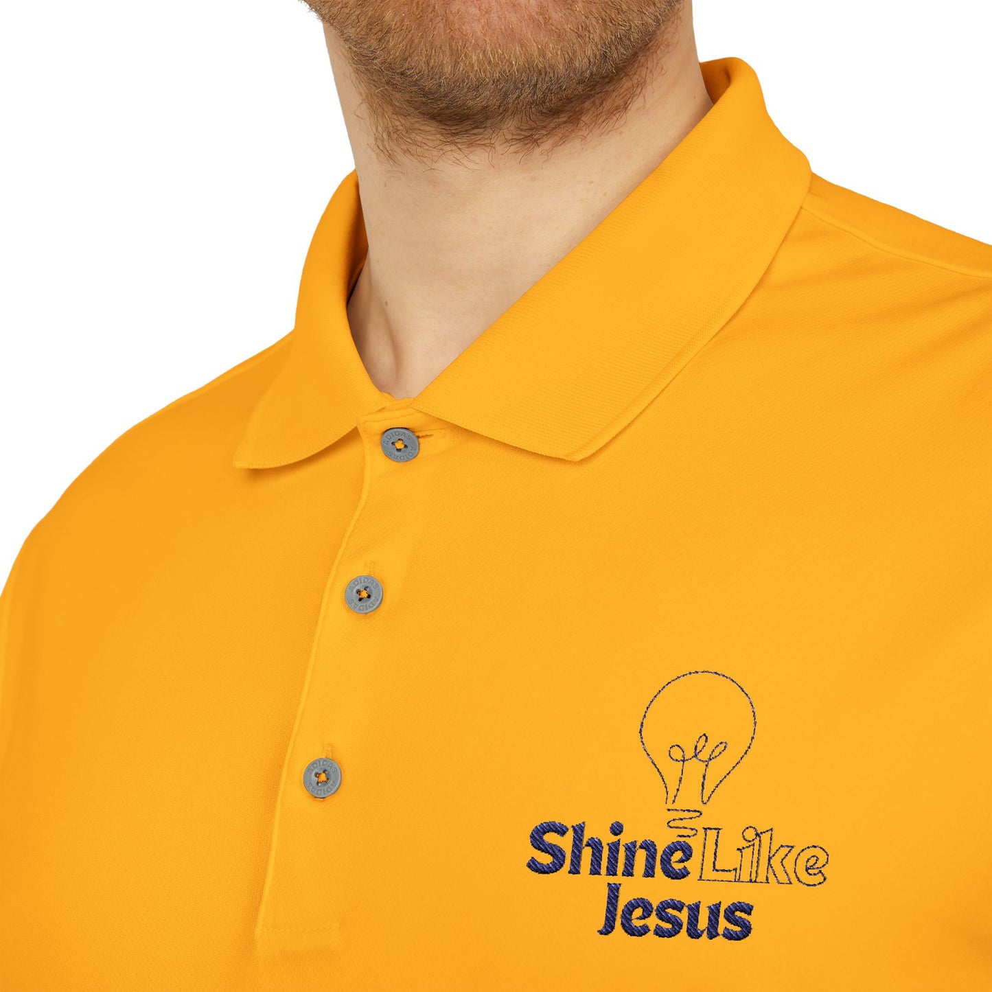 Adidas Unisex Performance Polo - Shine Like Jesus
