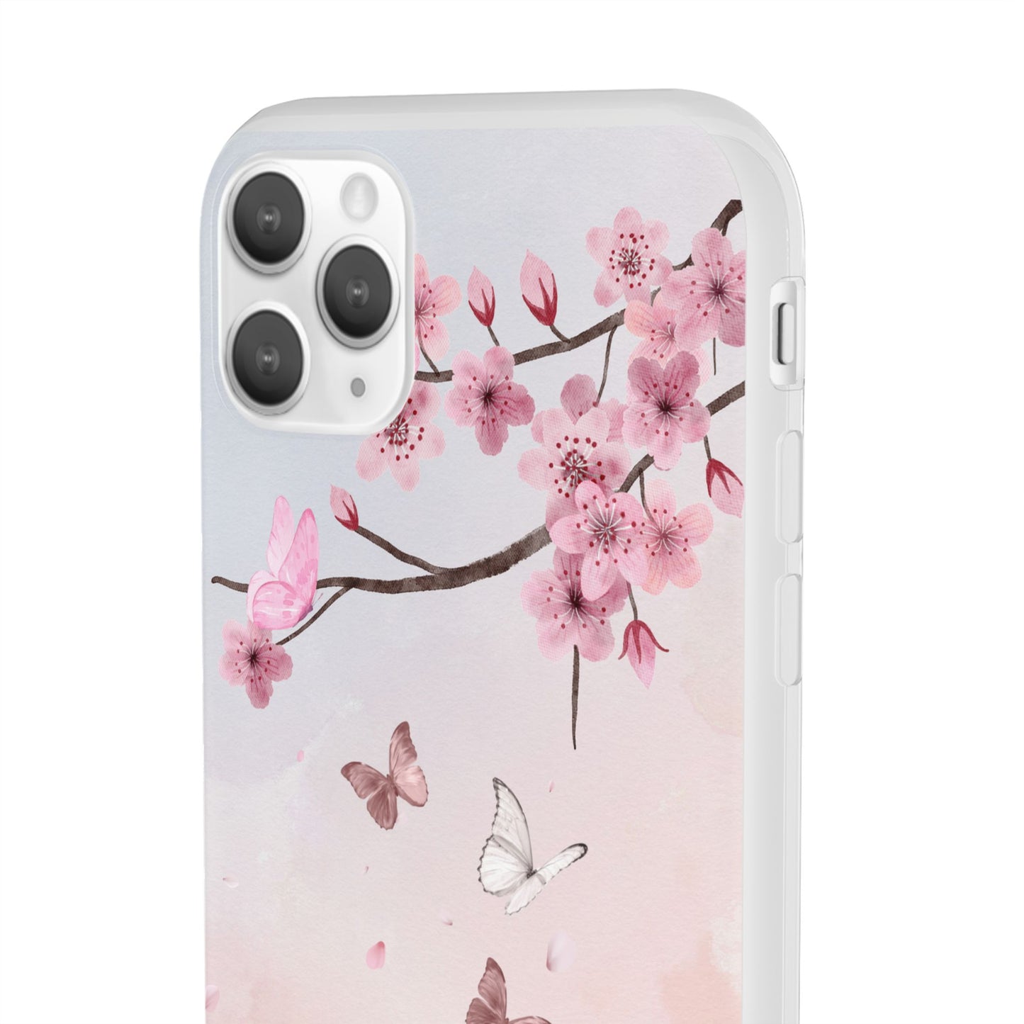 Pink Floral Flexi Case