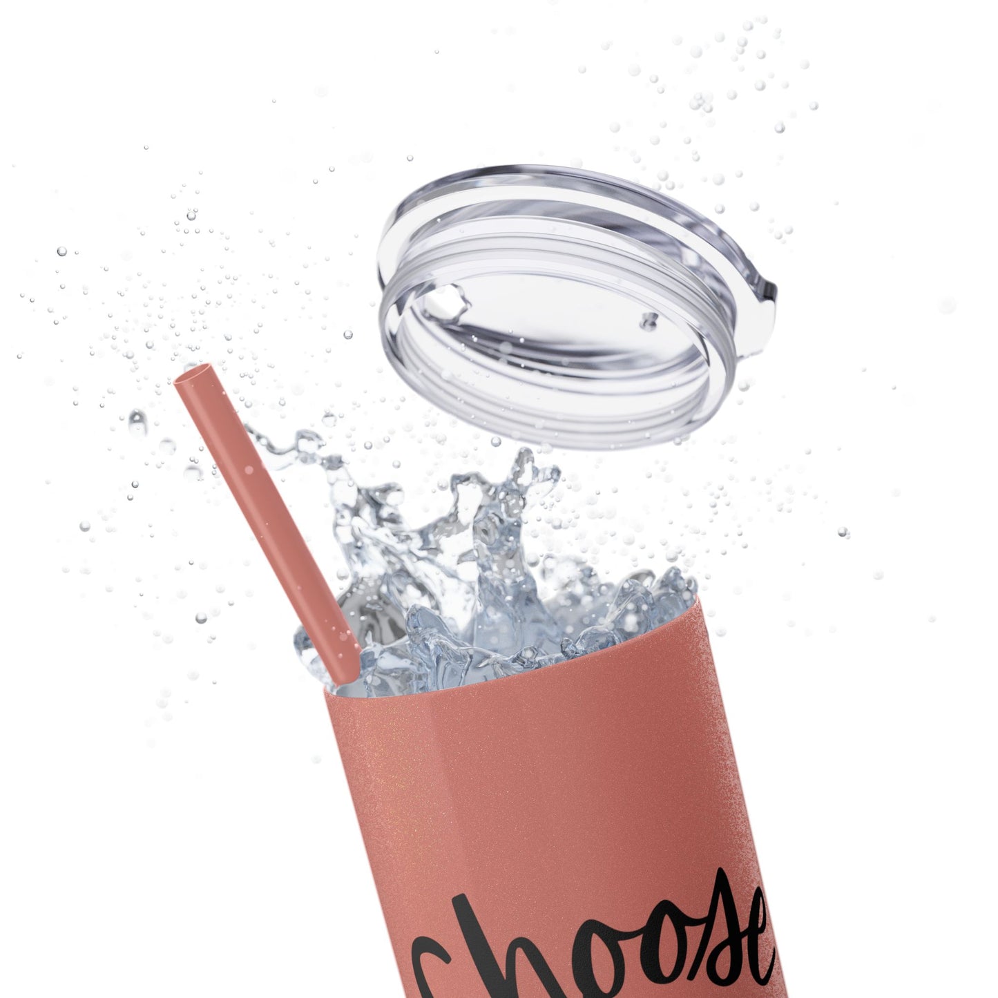 Choose Kindness Skinny Tumbler with Straw, 20oz