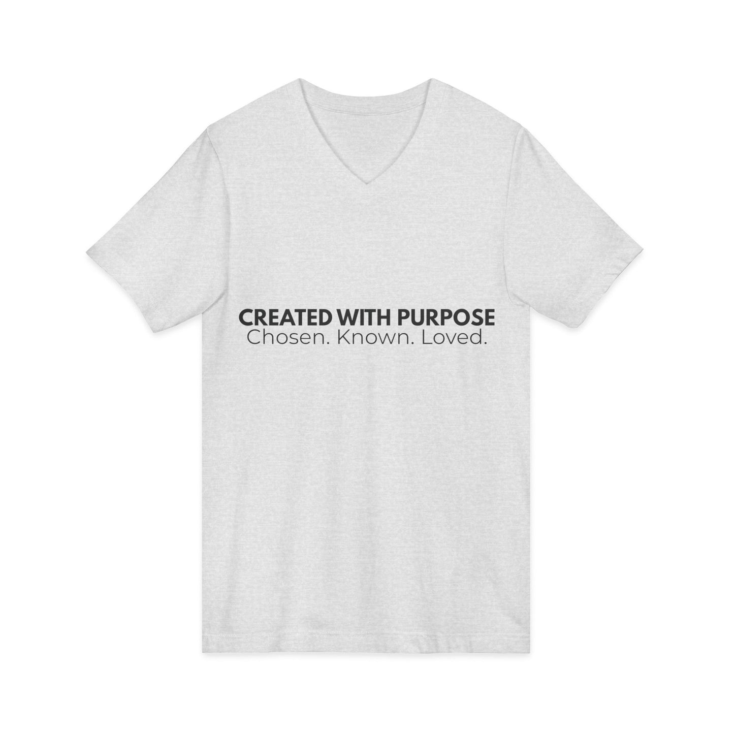 Created With Purpose Tee  Chosen. Known. Loved.