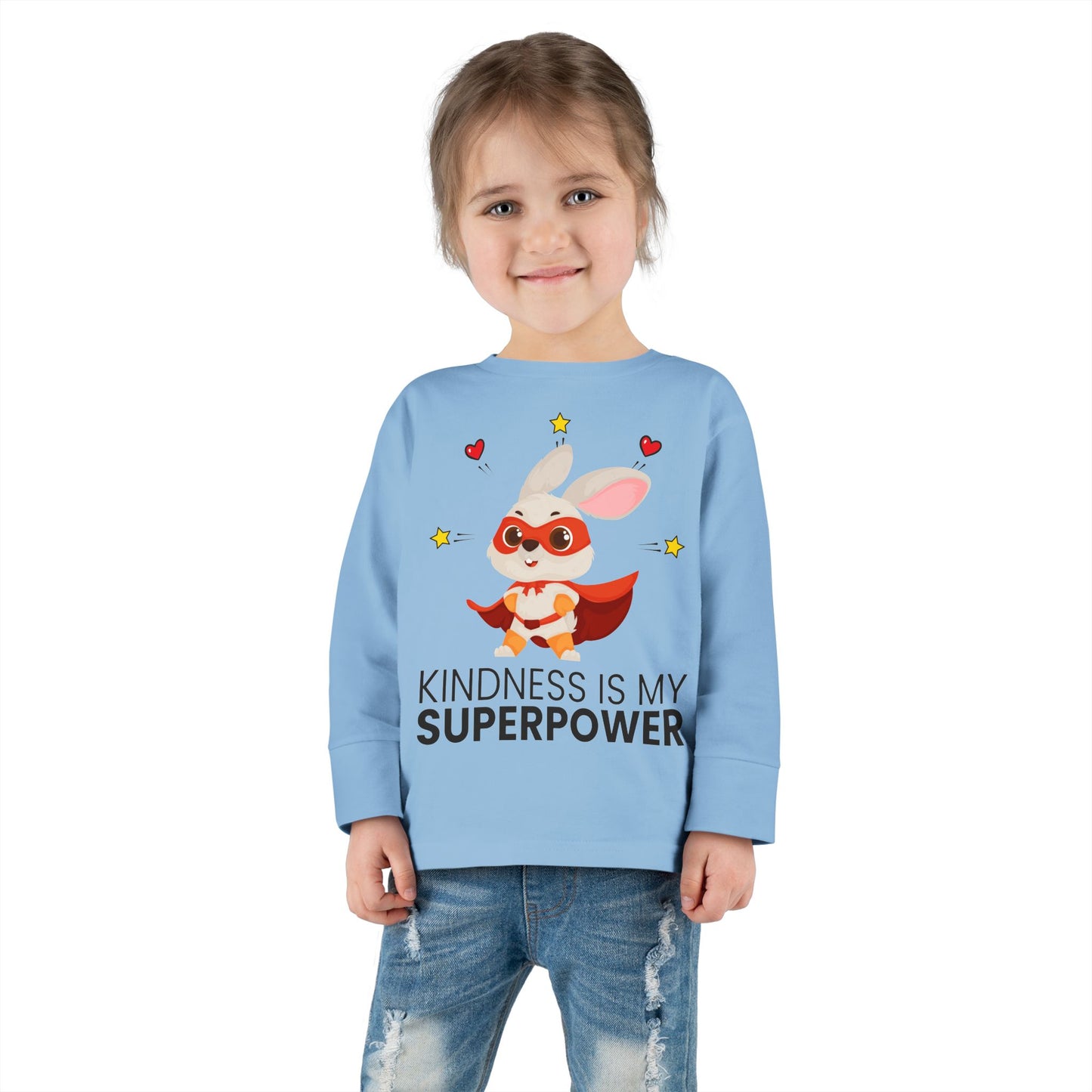 Toddler Tee - Promote Positivity, Kindness is My Superpower