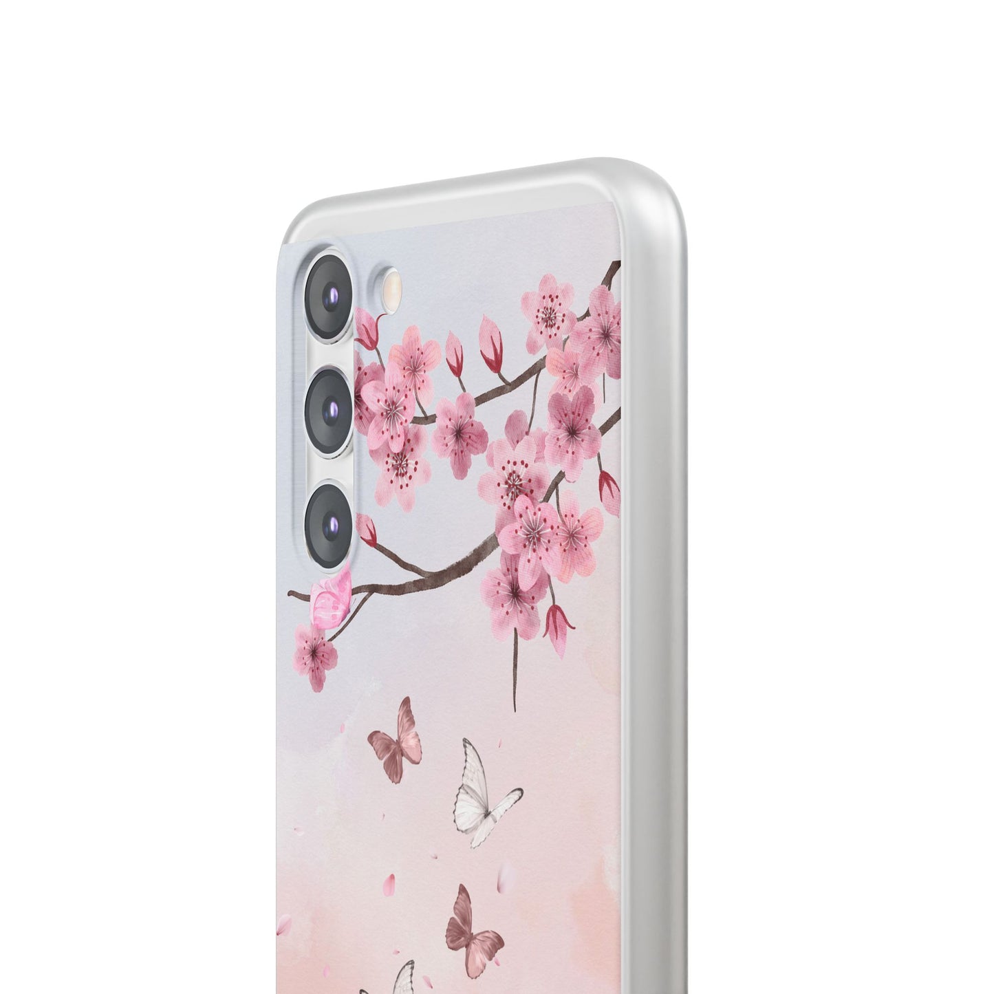 Pink Floral Flexi Case