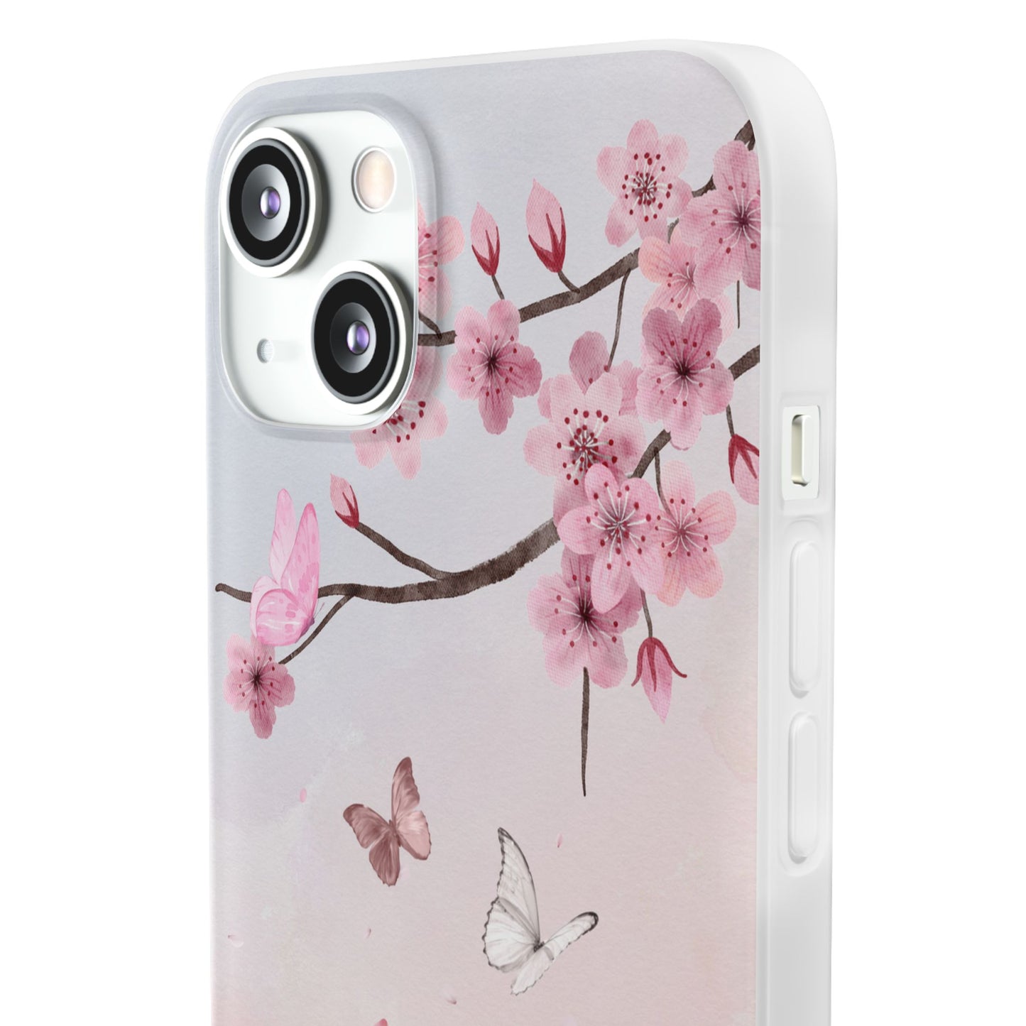 Pink Floral Flexi Case