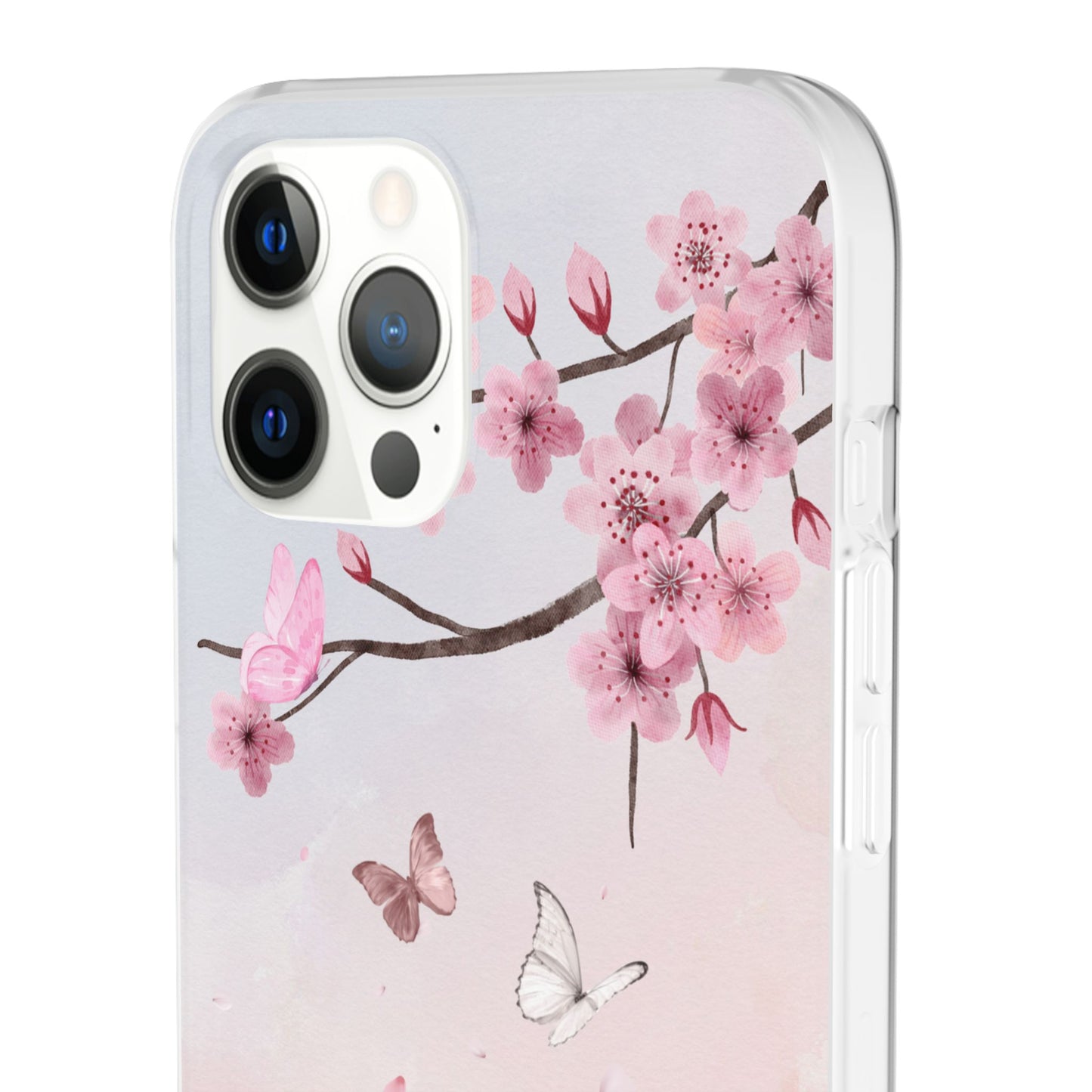Pink Floral Flexi Case