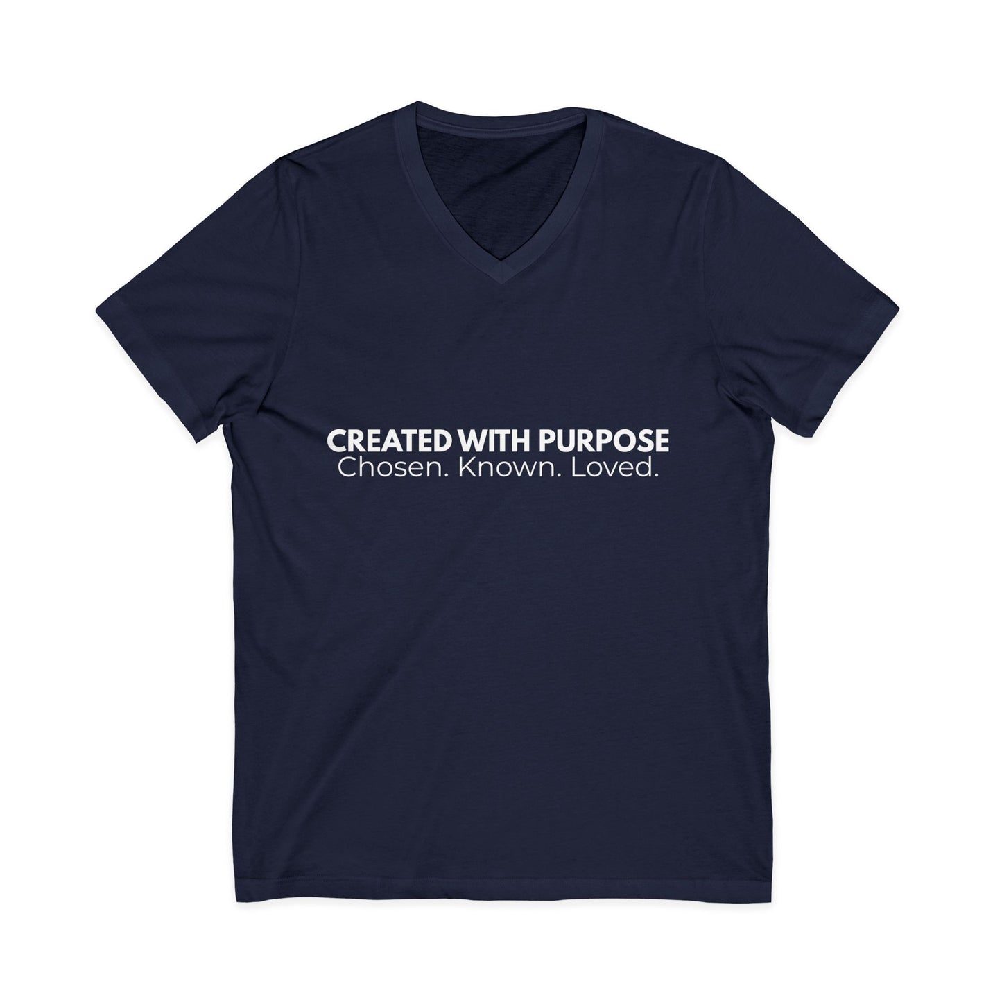 Created With Purpose Tee  Chosen. Known. Loved.