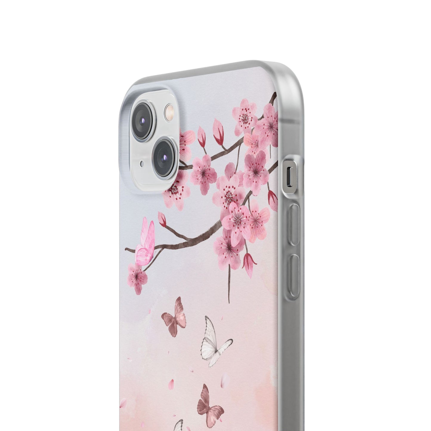 Pink Floral Flexi Case