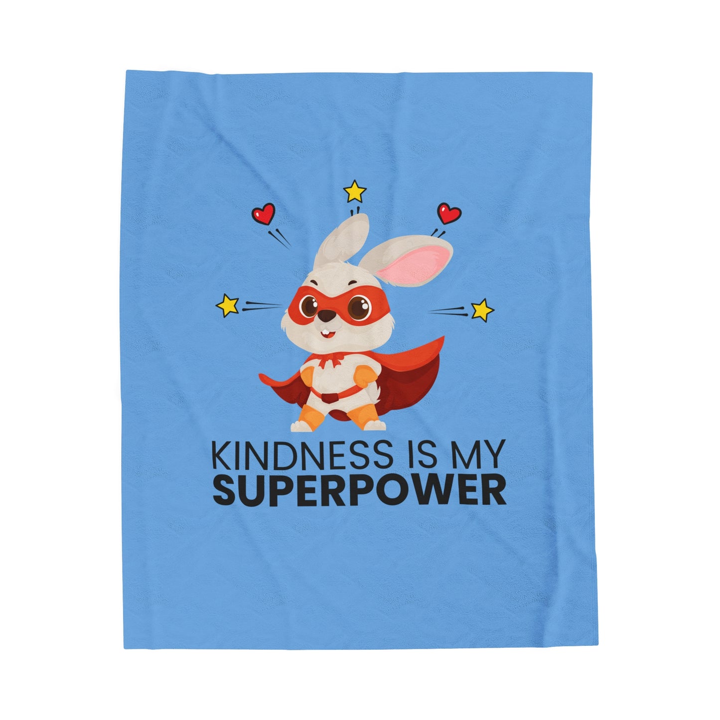 Velveteen Plush Blanket Kindness is my Superpower