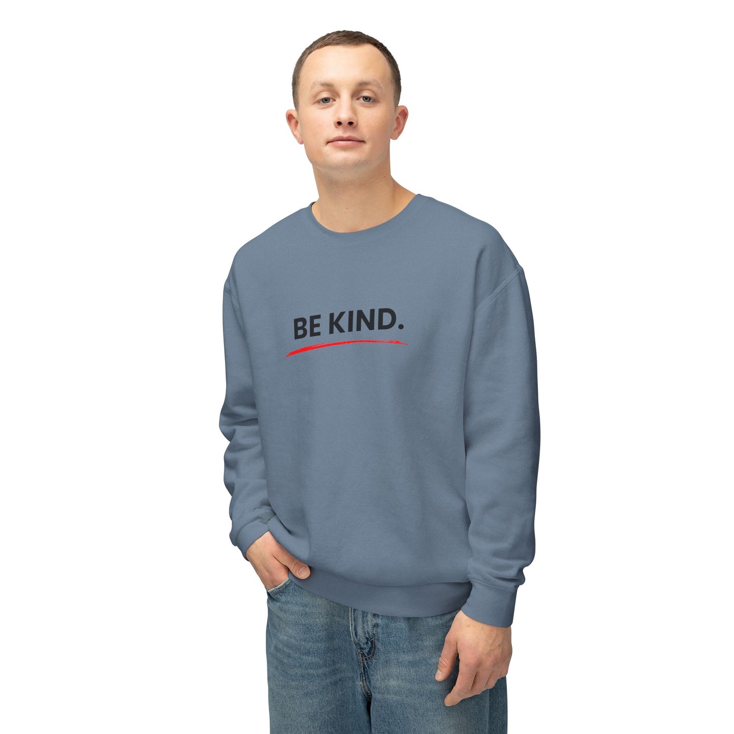 Kindness Unisex Lightweight Crewneck Sweatshirt
