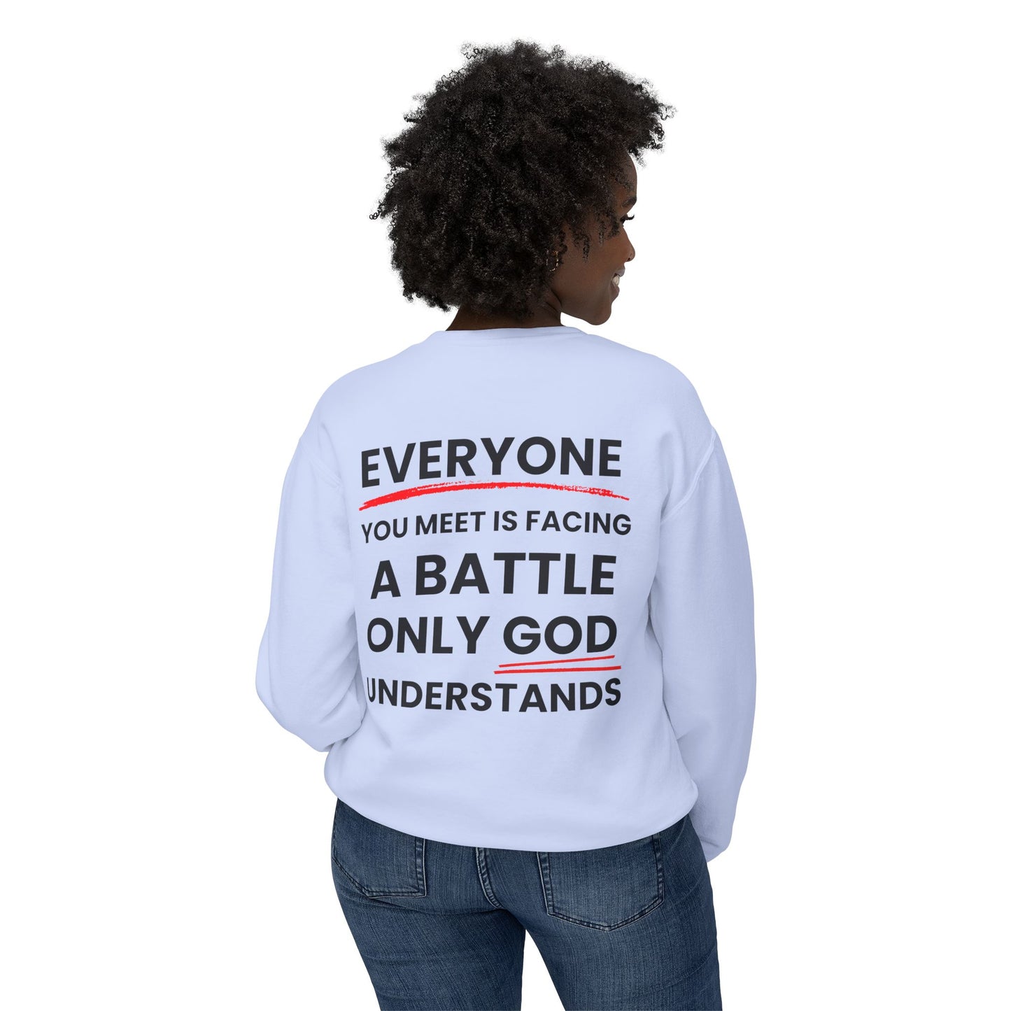 Kindness Unisex Lightweight Crewneck Sweatshirt