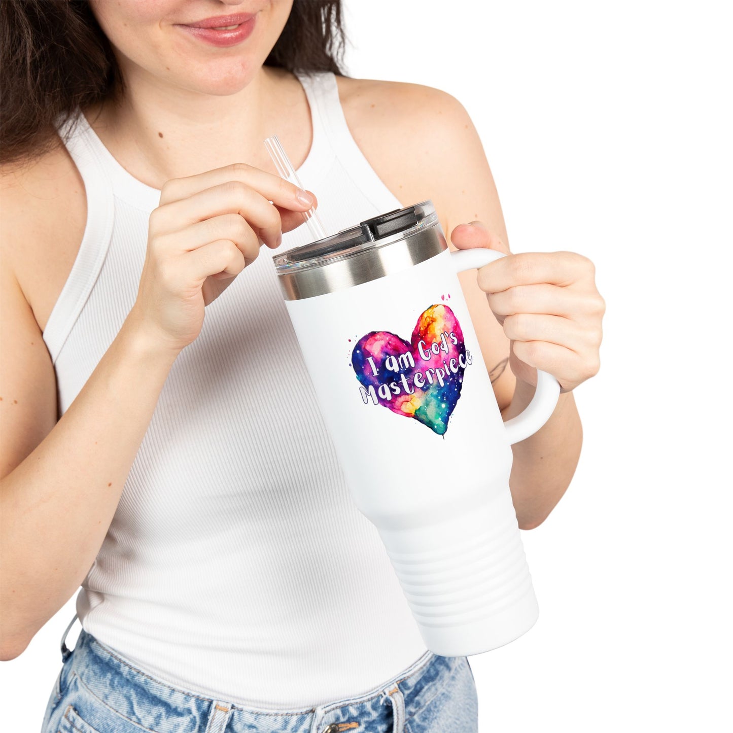 Insulated Travel Mug, 40oz God's Masterpiece