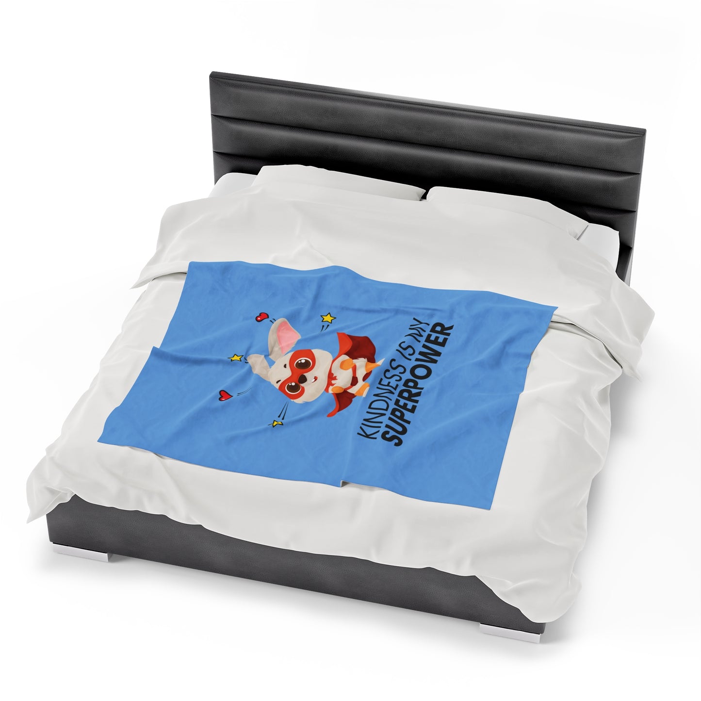 Velveteen Plush Blanket Kindness is my Superpower