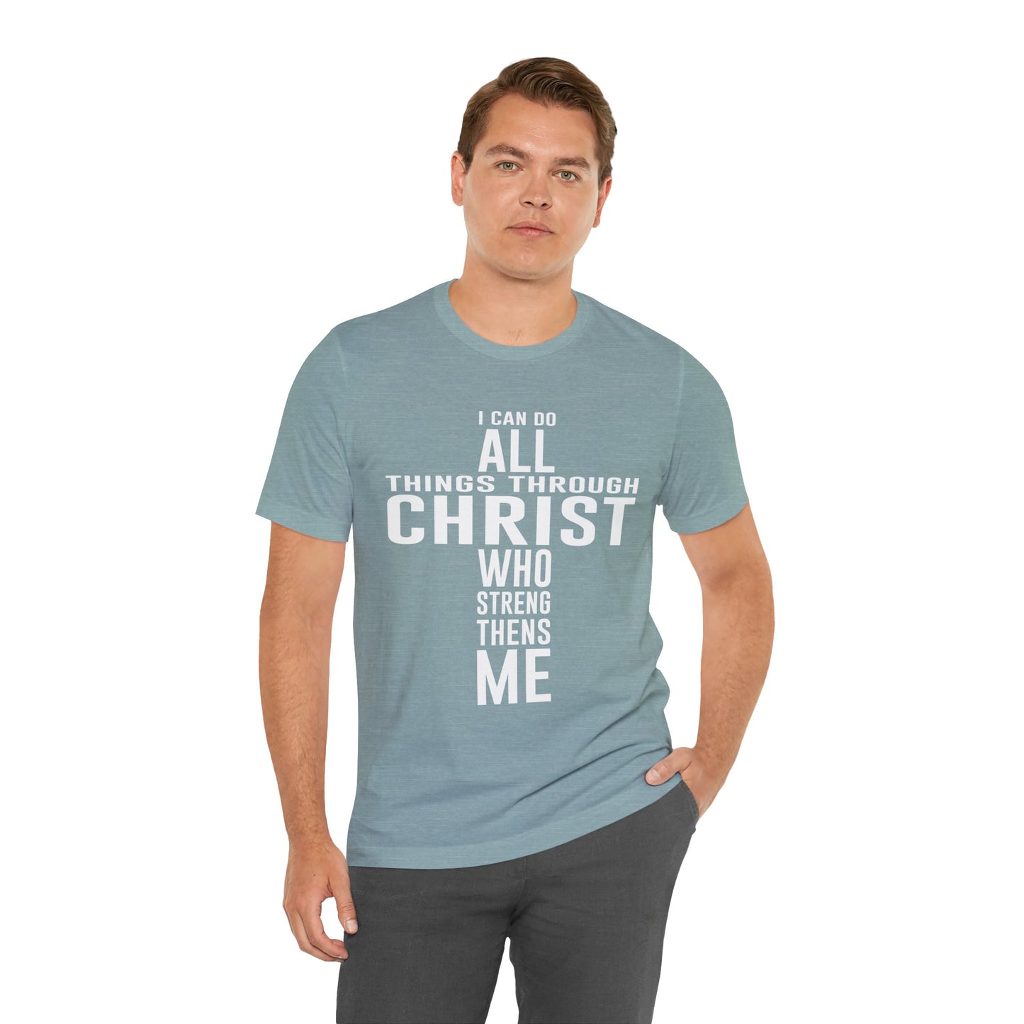 Christian Unisex Tee I can do all things through Christ
