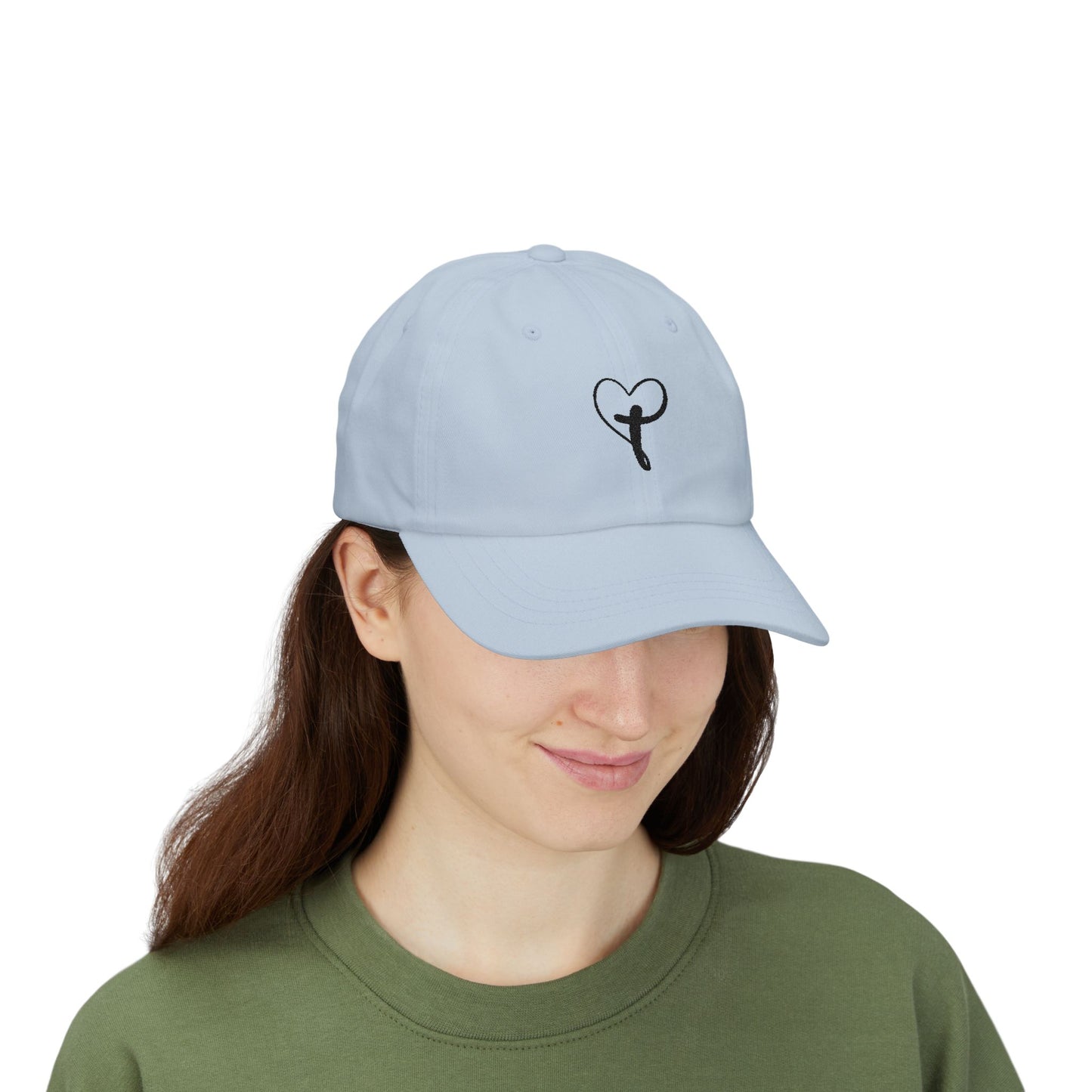 Classic  Cap with heart and cross