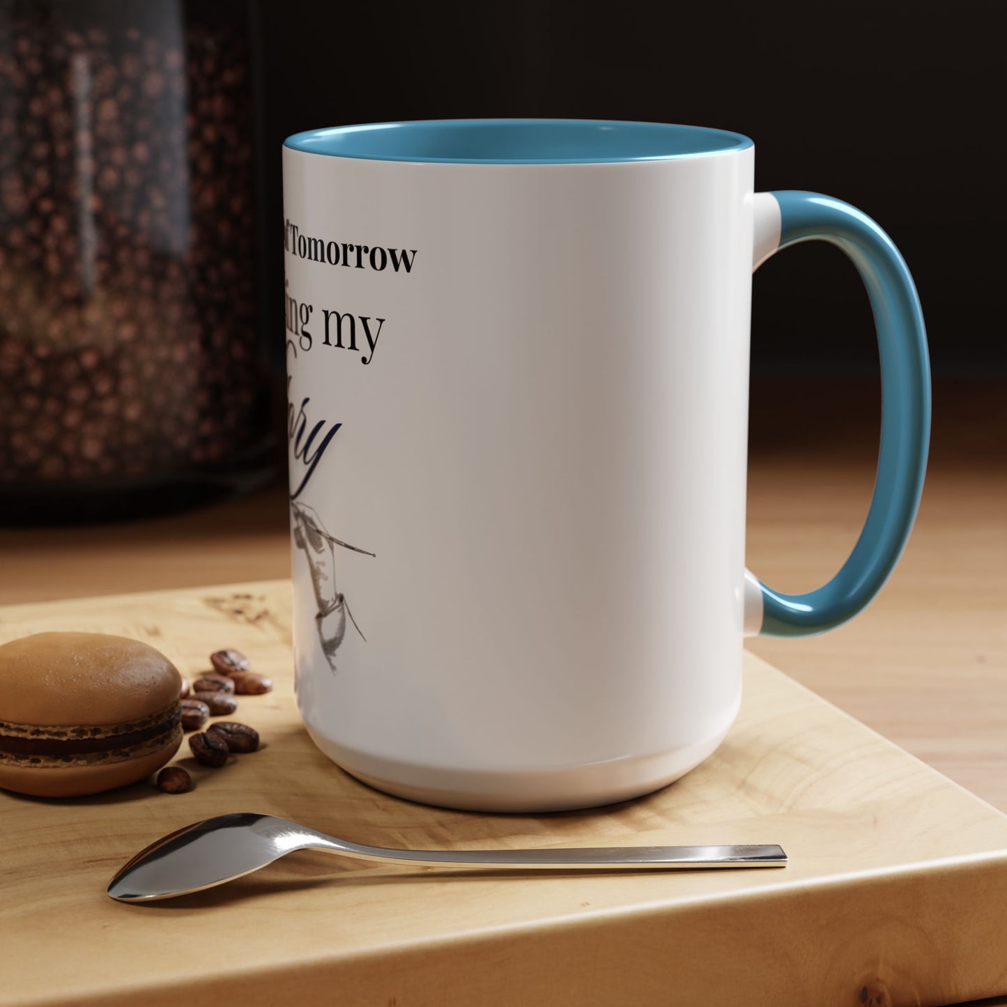 The Author of Tomorrow is Writing My Story Mug-Inspirational Faith Coffee Cup, Christian Gift