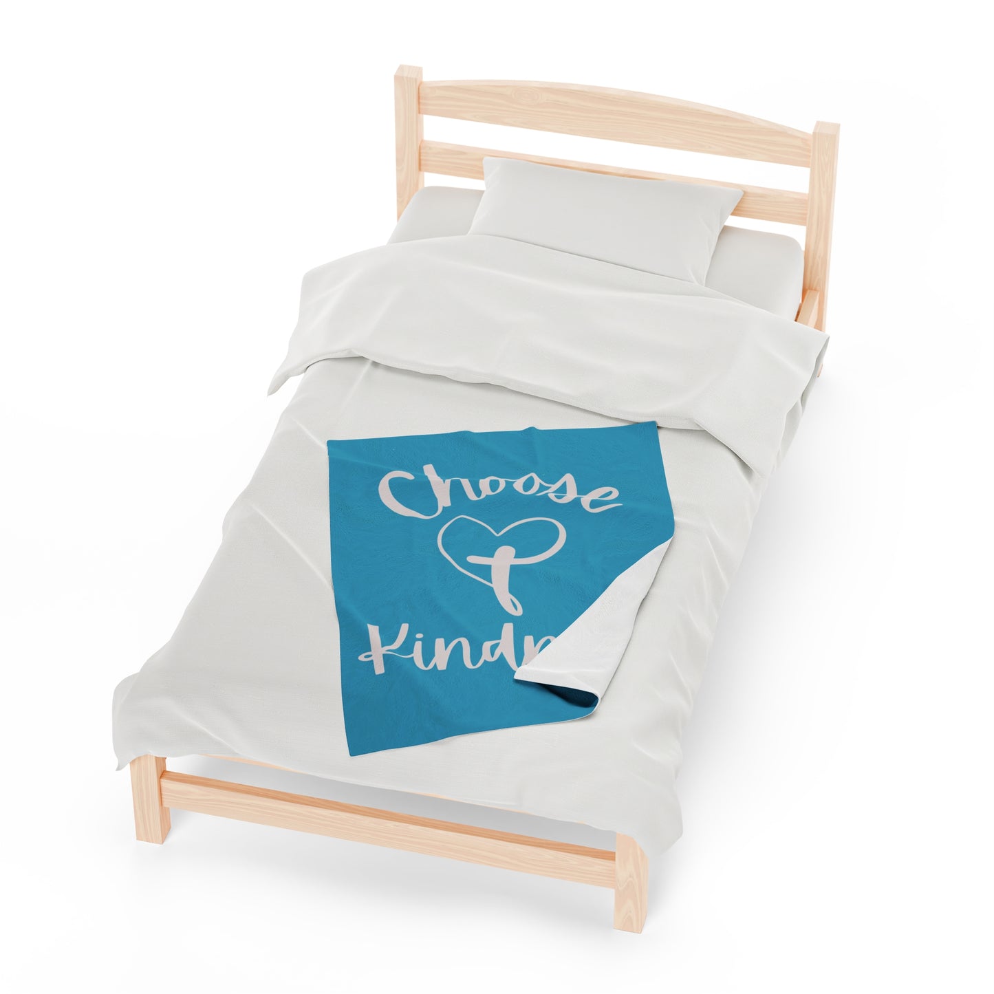 Velveteen Plush Blanket - Choose Kindness Snuggle Blanket