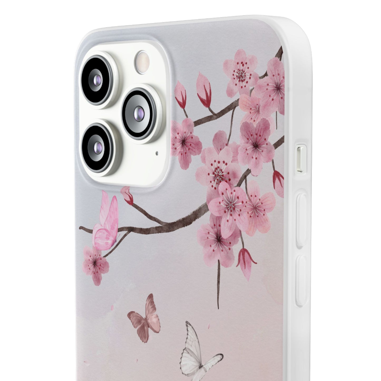 Pink Floral Flexi Case