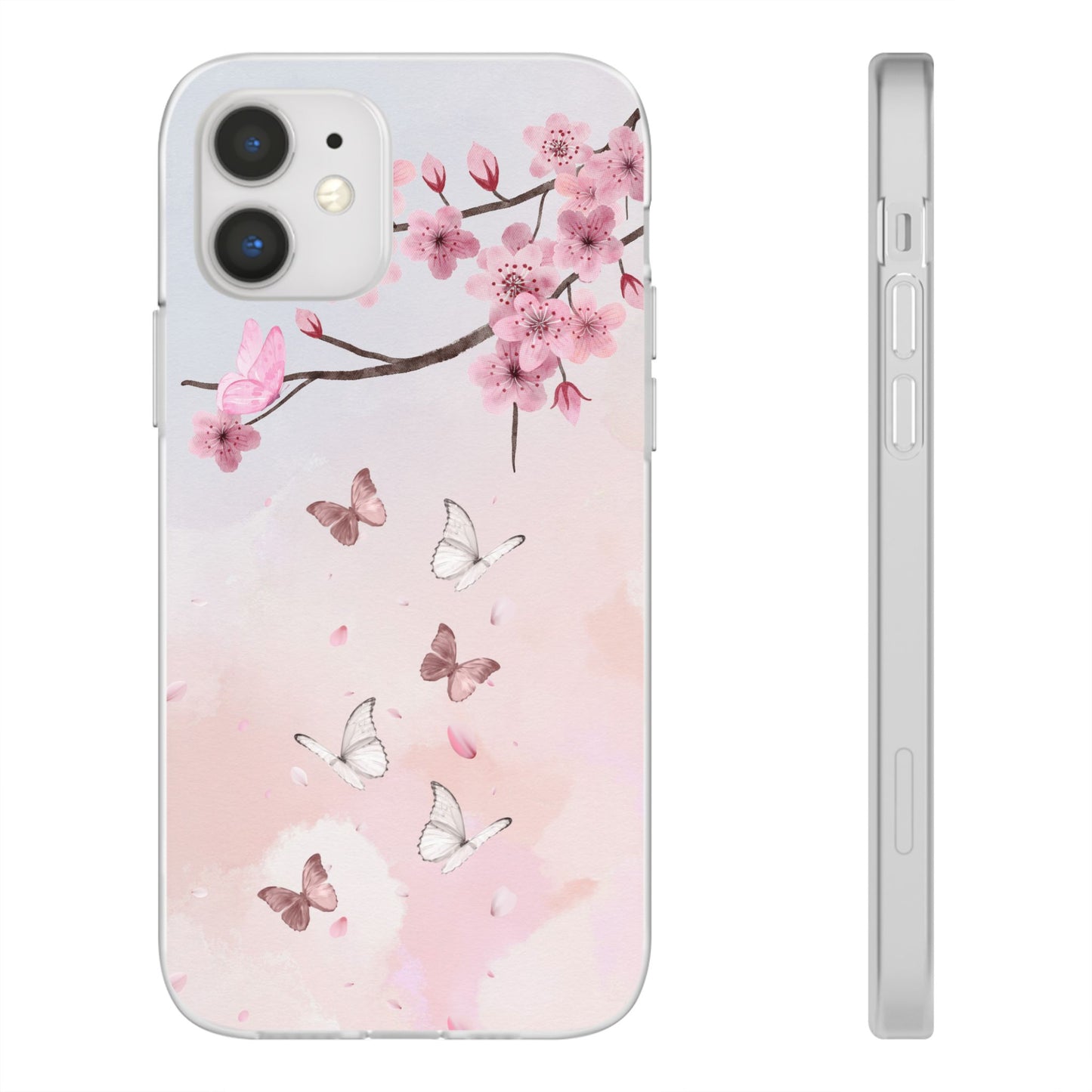 Pink Floral Flexi Case