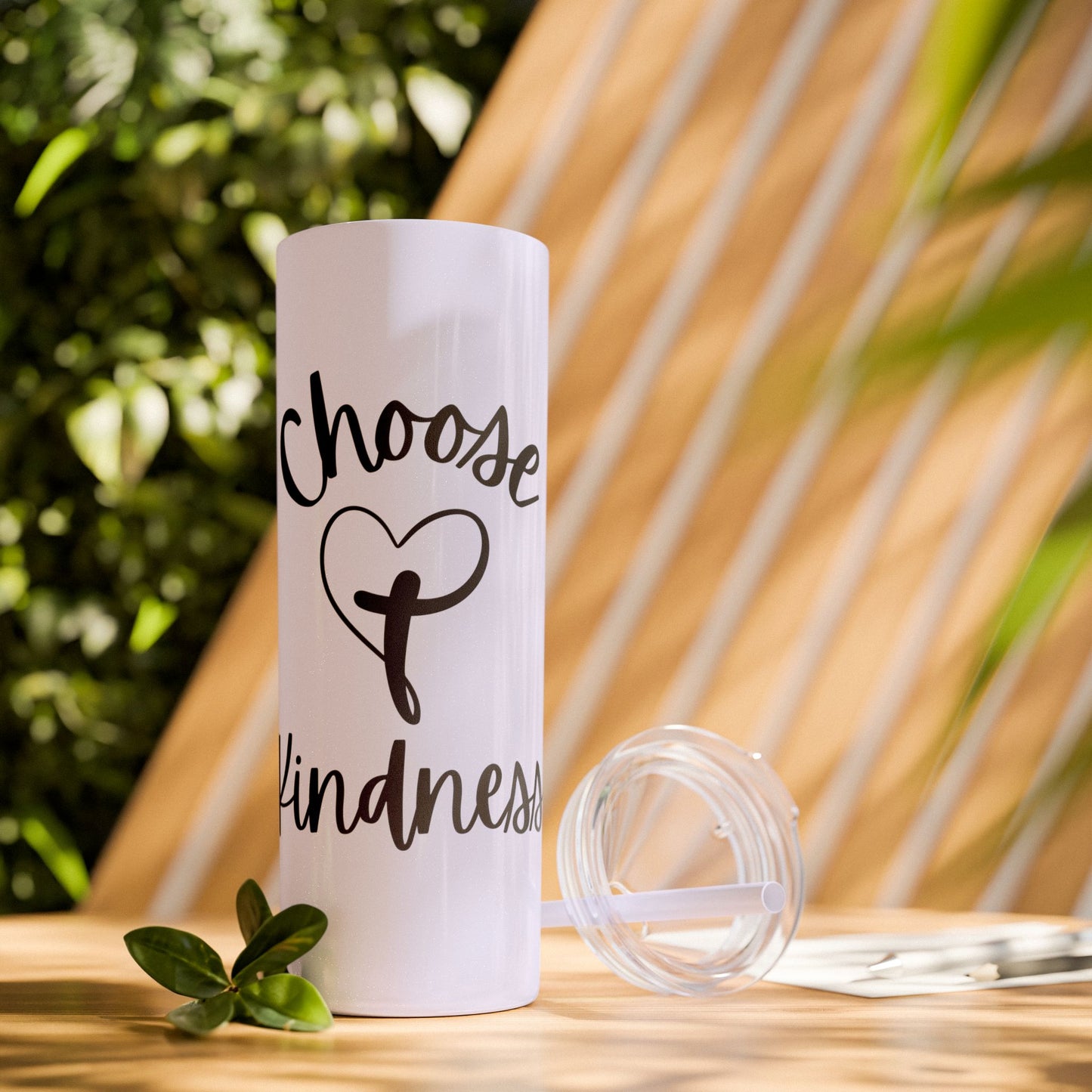 Choose Kindness Skinny Tumbler with Straw, 20oz