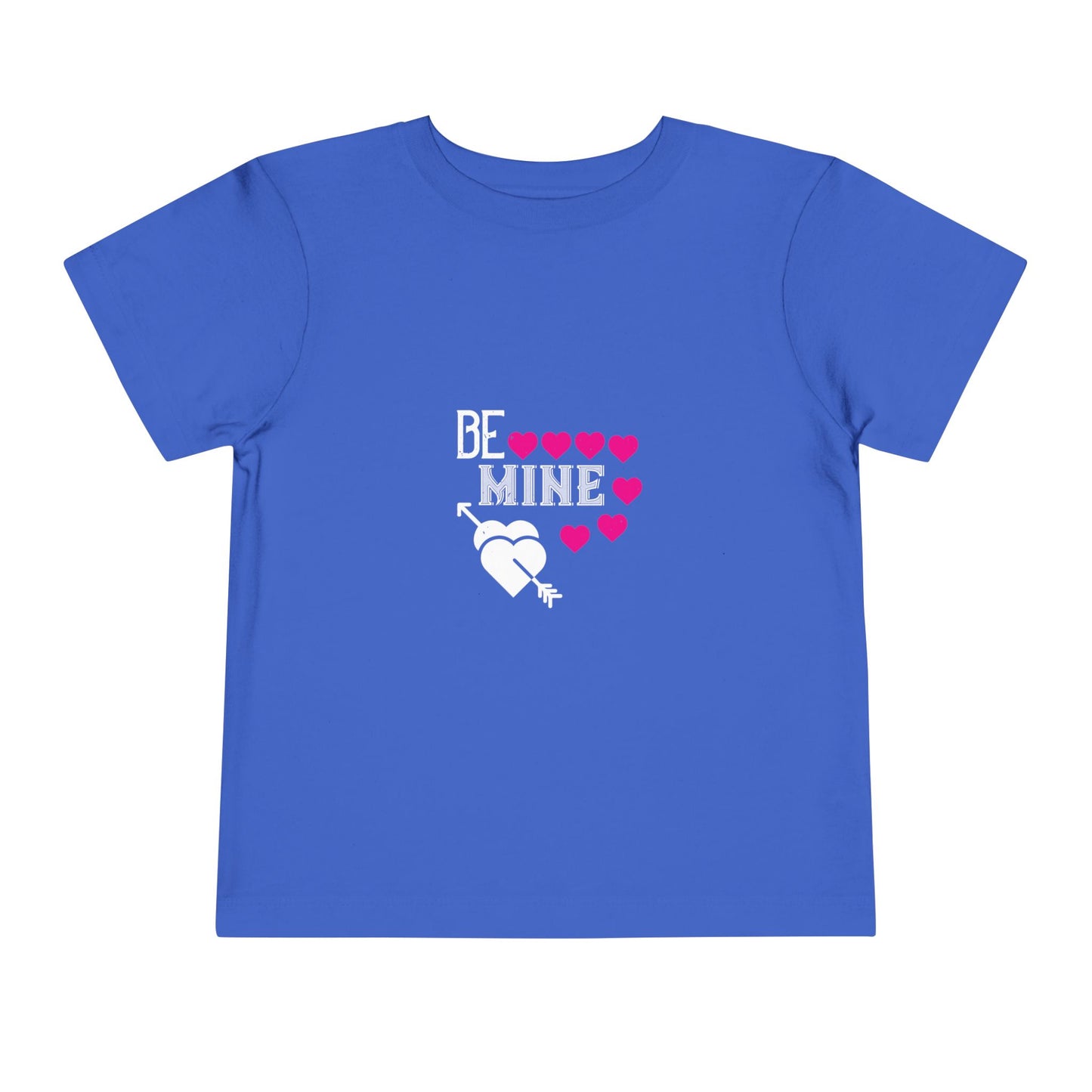 Be Mine Toddler Short Sleeve Tee - Cute Valentine’s Day T-Shirt for Kids