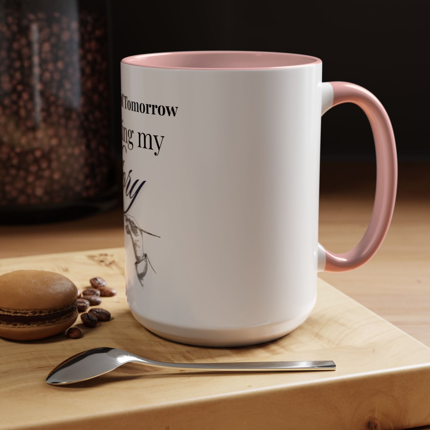 The Author of Tomorrow is Writing My Story Mug-Inspirational Faith Coffee Cup, Christian Gift