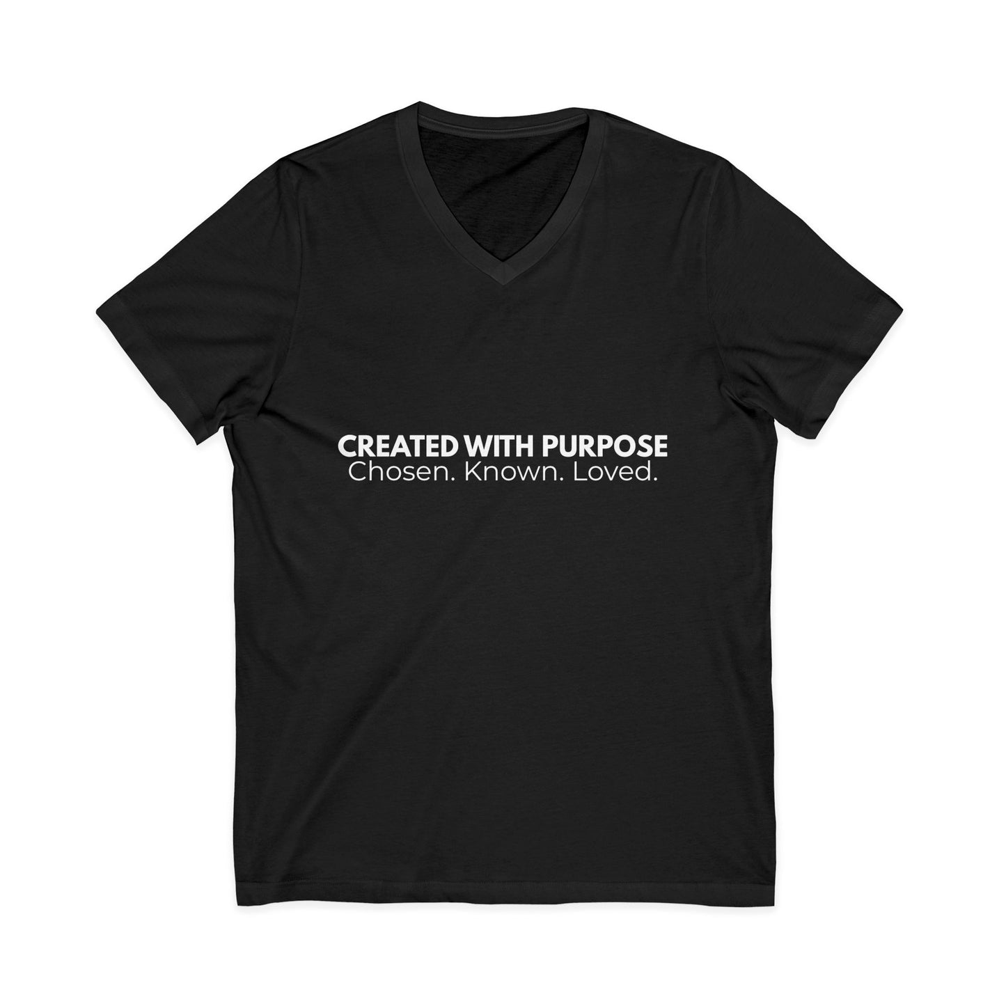 Created With Purpose Tee  Chosen. Known. Loved.