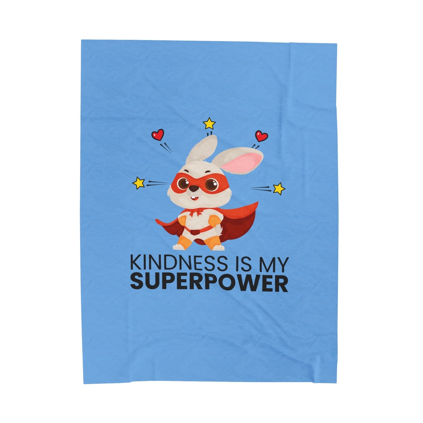 Velveteen Plush Blanket Kindness is my Superpower