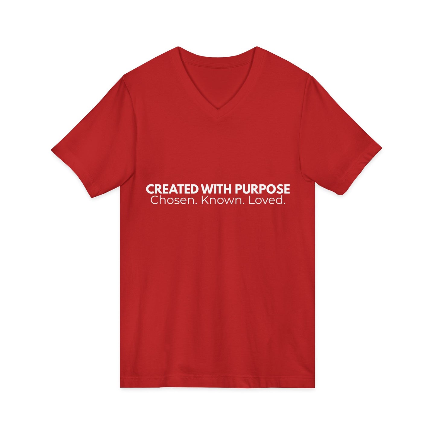 Created With Purpose Tee  Chosen. Known. Loved.