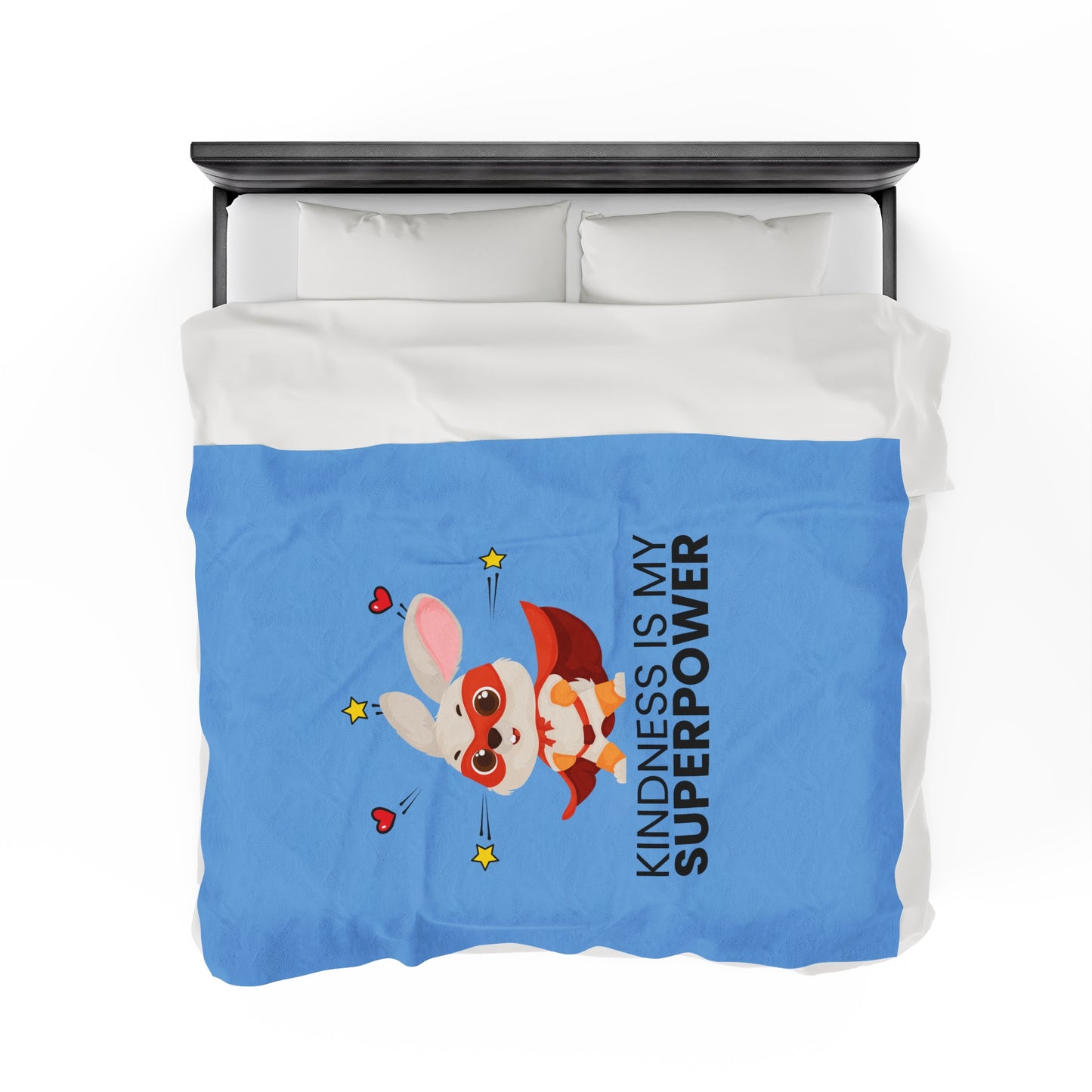 Velveteen Plush Blanket Kindness is my Superpower