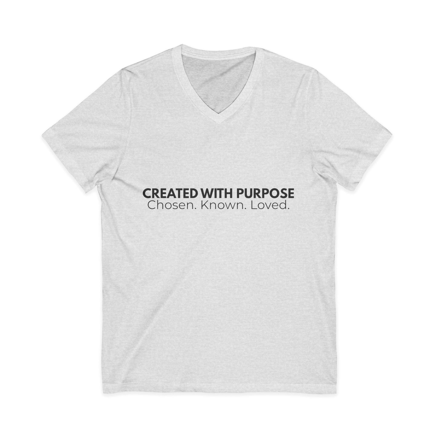 Created With Purpose Tee  Chosen. Known. Loved.