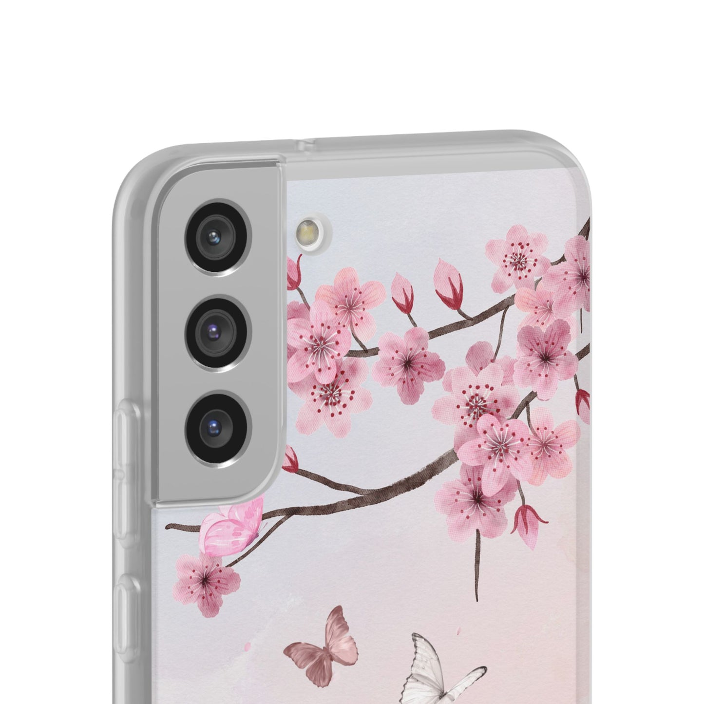 Pink Floral Flexi Case