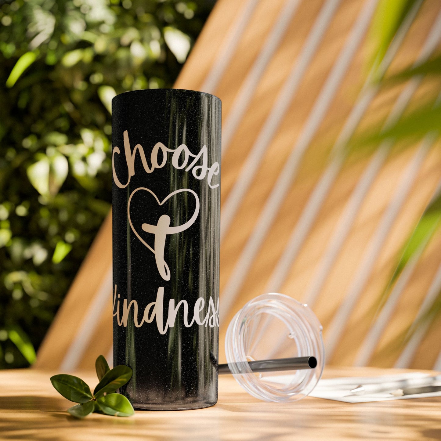 Choose Kindness Skinny Tumbler with Straw, 20oz