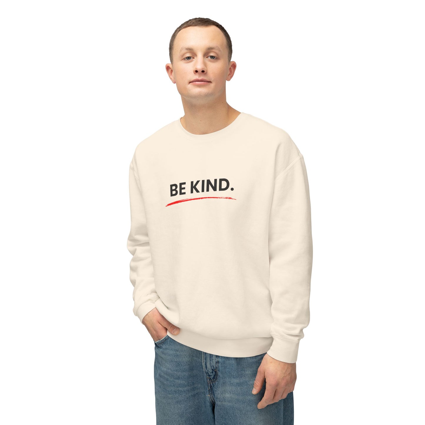 Kindness Unisex Lightweight Crewneck Sweatshirt