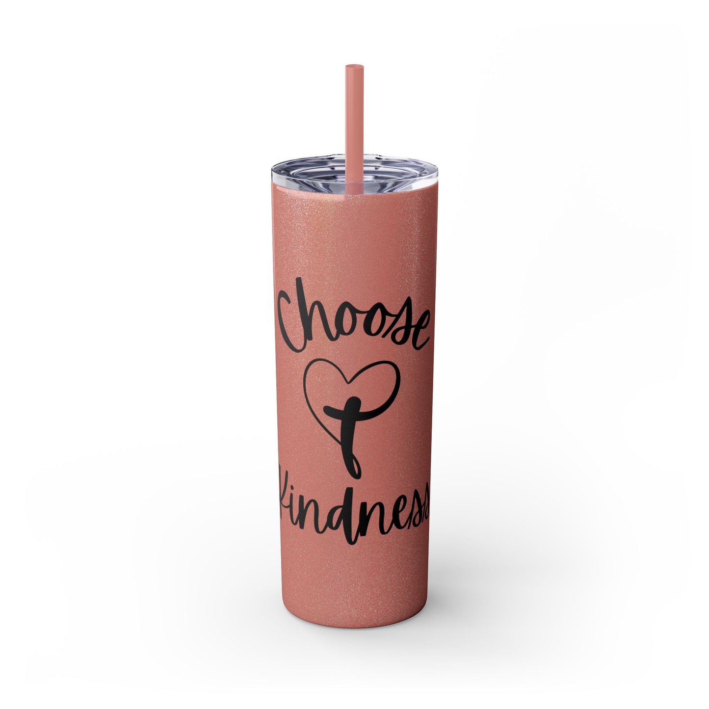 Choose Kindness Skinny Tumbler with Straw, 20oz