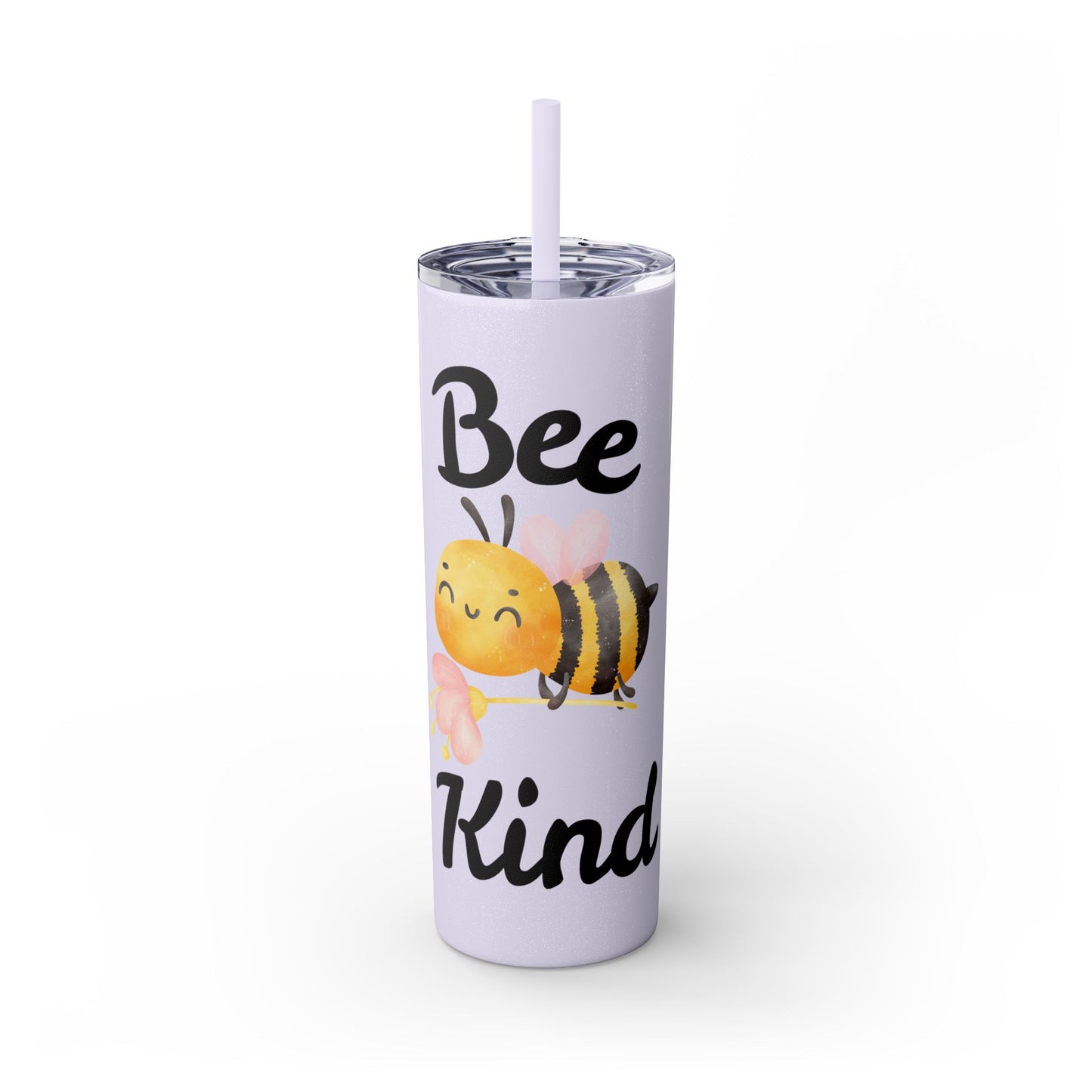 Be Kind Skinny Tumbler with Straw, 20oz
