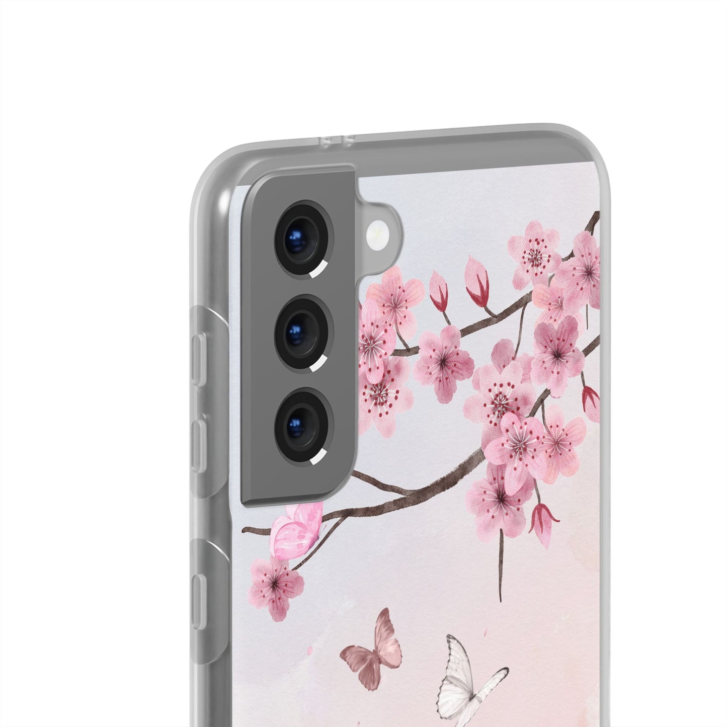 Pink Floral Flexi Case